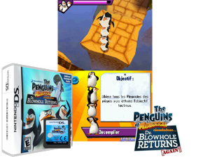 Penguins of Madagascar, The - Dr. Blowhole Returns Again! (USA) (En,Fr) (NDSi Enhanced) Cover